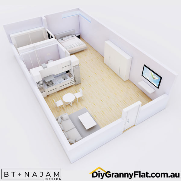 Granny Flat Design - The Studio Home Design